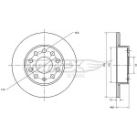 TOMEX Brakes Bremsscheibe
